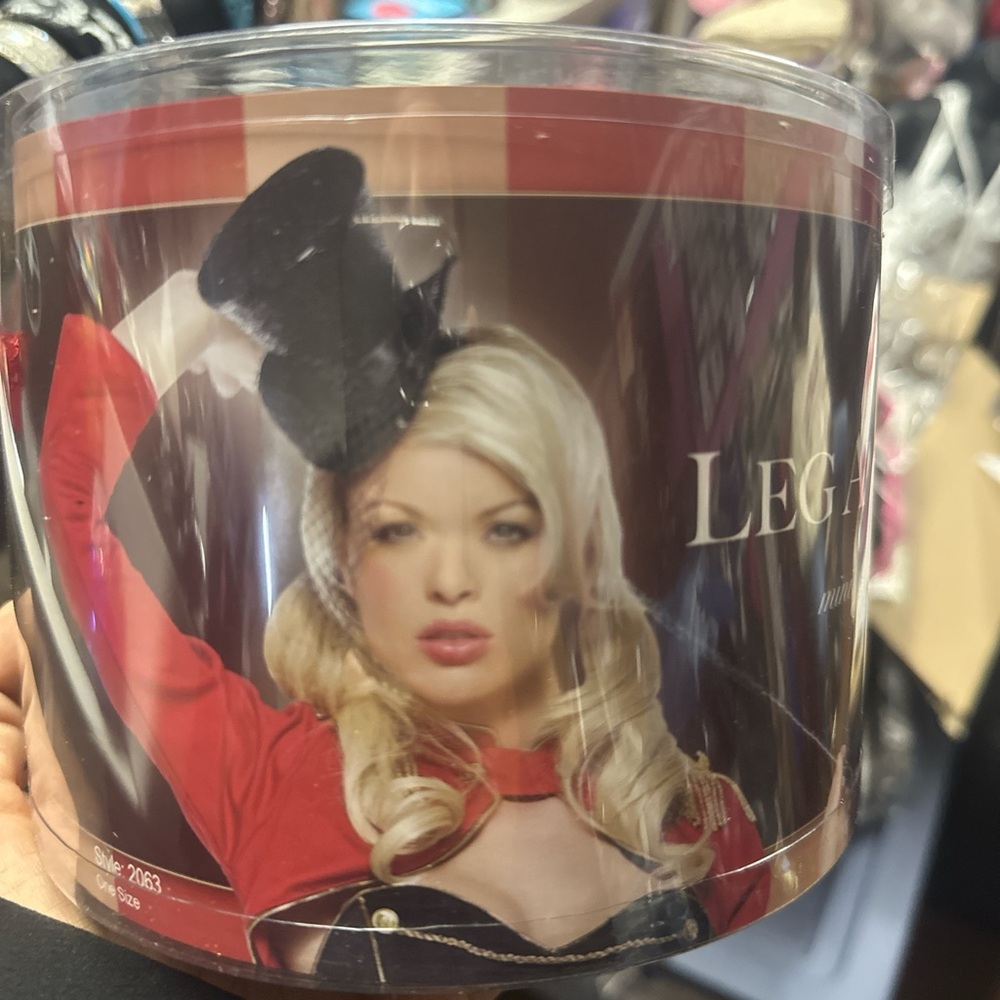 Leg Avenue Black Mini Top Hat